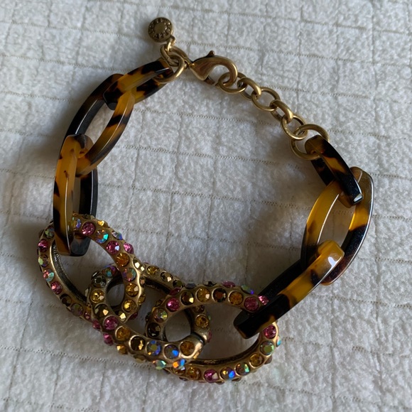 J. Crew Jewelry - J.Crew sparkly tortoise bracelet